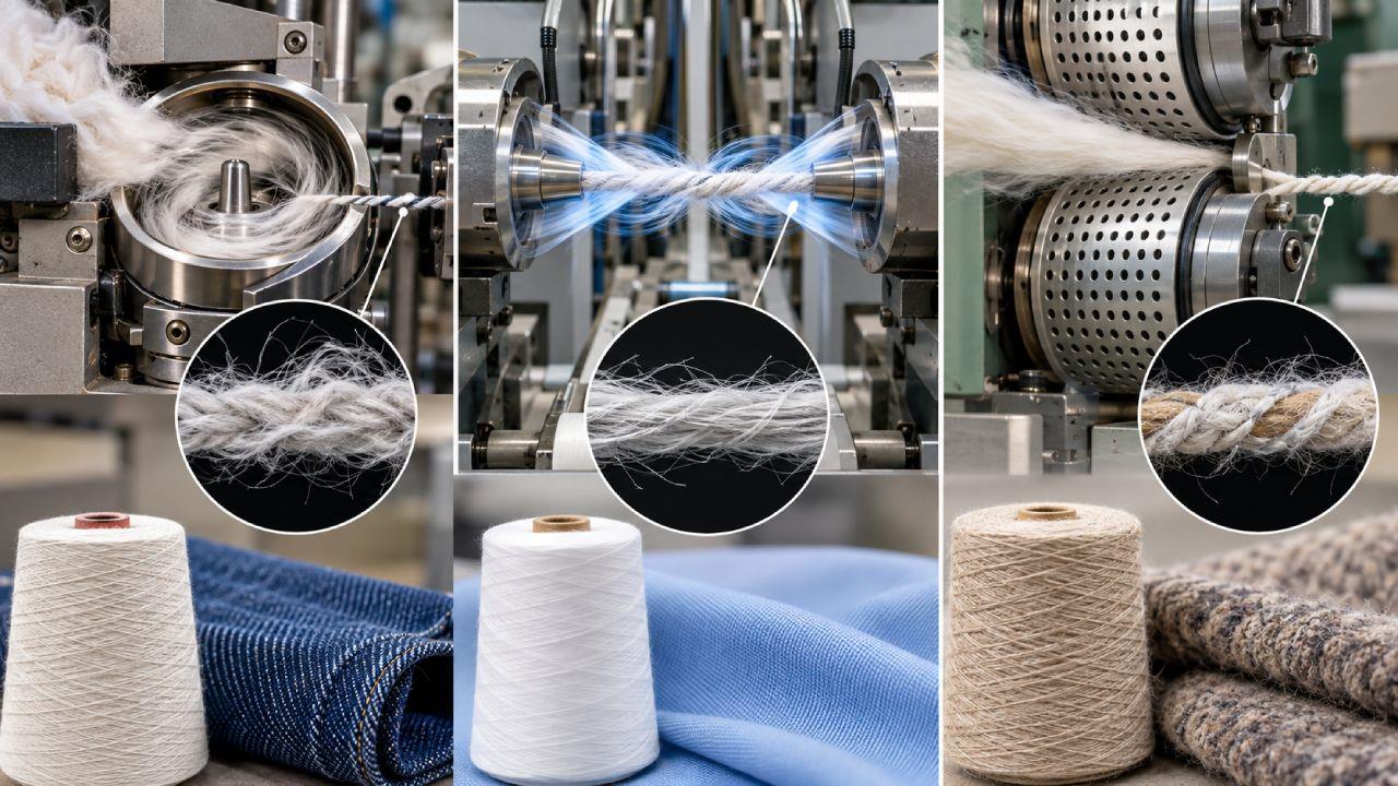 An Overview of Open-End Spinning: Rotor, Air-Jet and Friction Spinning