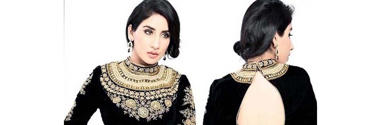 Fashionable embroidered jewellery