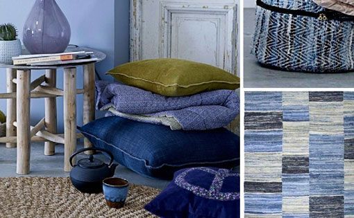 Denim Becomes a Fashion Style in Home D&eacute;cor