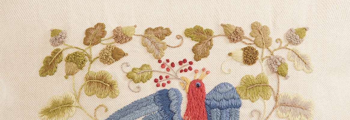 English Embroidered Crewelwork