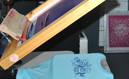 Water based inks for screen printing