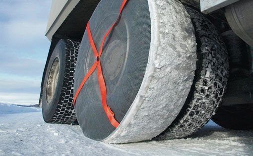 Snow tires: Chains out, textile in