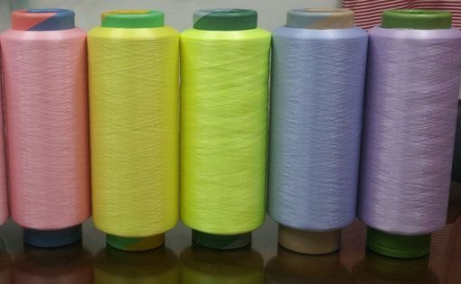 Glow yarn for special effect textiles