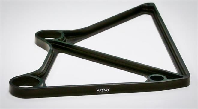 How did you apply carbon fibres in novel ways to 3D print bikes and what was the outcome?
