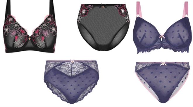 What kind of fit, fabrics colours and patterns are trending in lingerie?