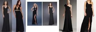 Ladies Formal Jersey Black Dresses