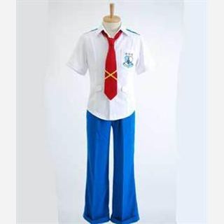 65% Polyester / 35% Viscose for pants, 65% Polyester / 35% Cotton for shirt, Age Group: 1-12th Stand