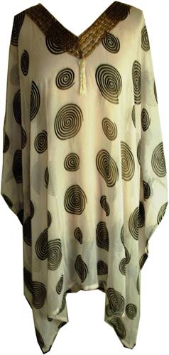 polyester kaftan