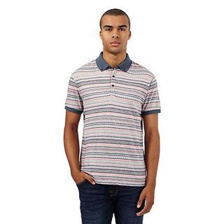 Jacquard Striped Polo Shirts