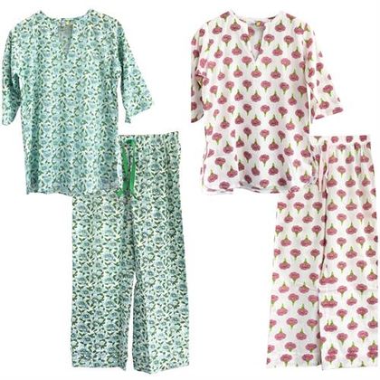 Printed Organic Cotton Pajamas