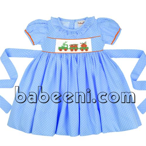 kids smocked dress