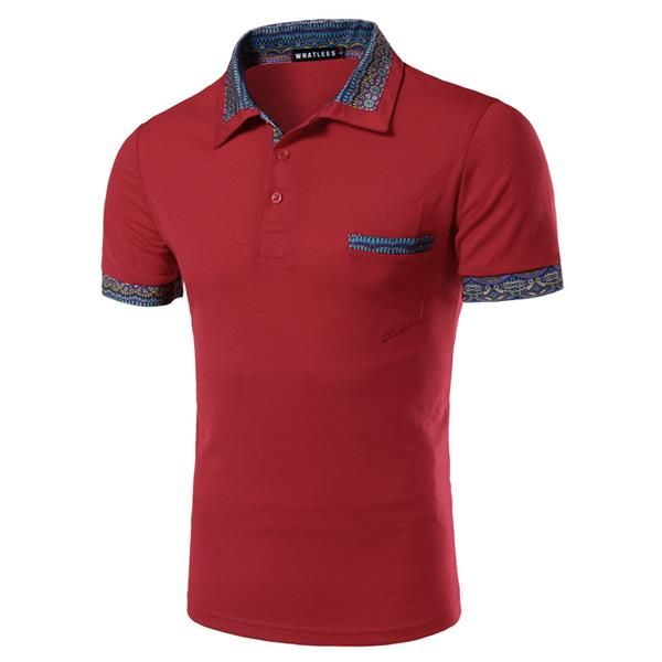 men cotton polo shirt