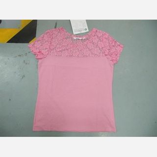 girl t-shirt with lace