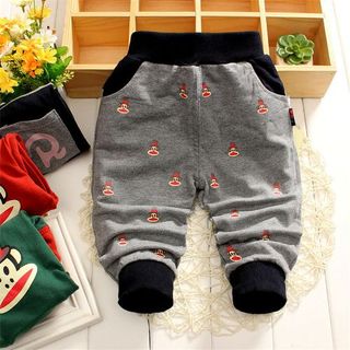 kids cotton knitted trouser