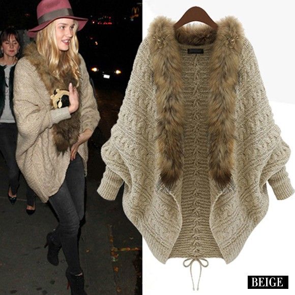 Fur sweater cheap for ladies