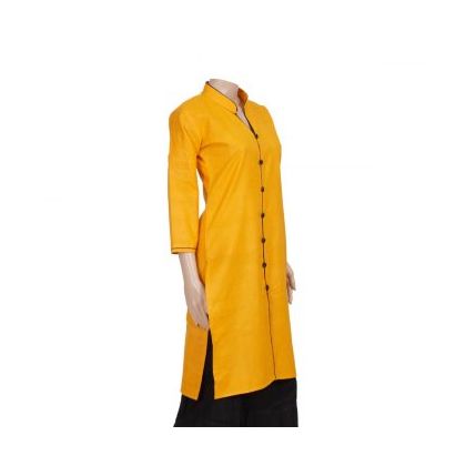 Pure Cotton Yellow kurta