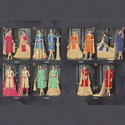 Semi Stiched Salwar Suit