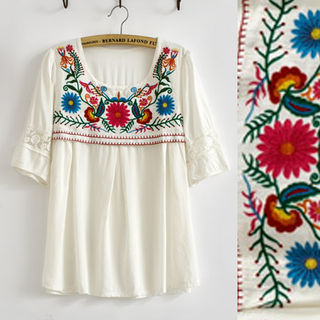 Embroidered Top