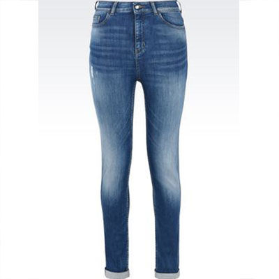women's bleach wash jeans