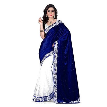 Ladies Velvet & Net Saree