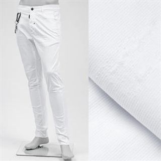 Solid White Trouser