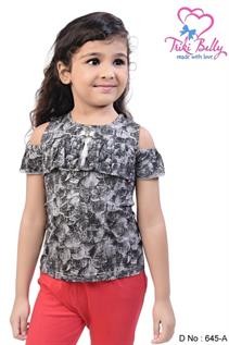 Girls Fashionable Tops Suppliers 18143852 - Wholesale