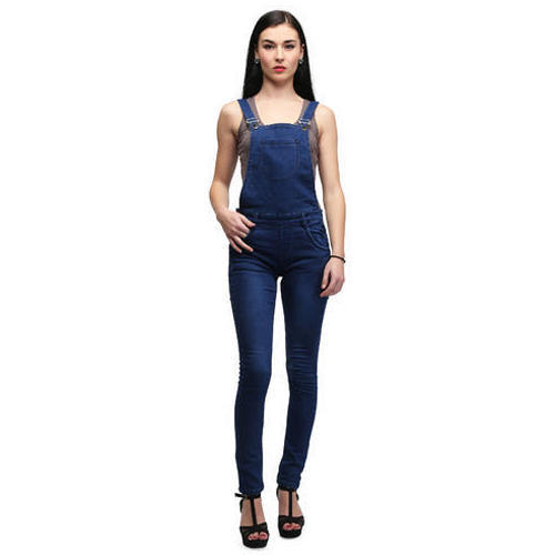 Unique Bargains Women's Plus Size Outfits Adjustable Suspender Overall Denim  Dress - Walmart.com