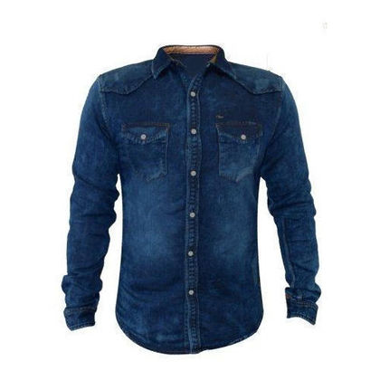 Fancy Denim Shirt For Men