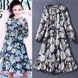 Womens Floral Frock Tops