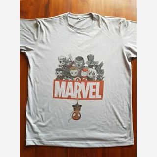 Casual Marvel Print T-shirt