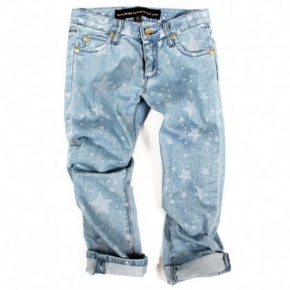 Kids Printed Jeans