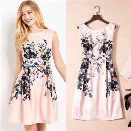 Ladies Printed Dress