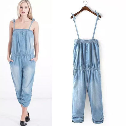 Ladies Denim Jump Suit Exporter