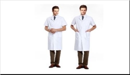 Men's Short sleeved Lab Coat