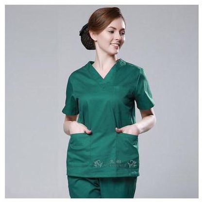 Ladies Short sleeved Lab Coat