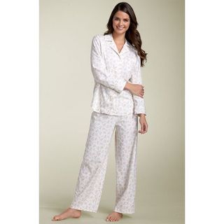 Ladies Cotton Knitted Pajamas Set