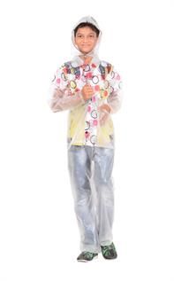 Kids Printed PVC Raincoat