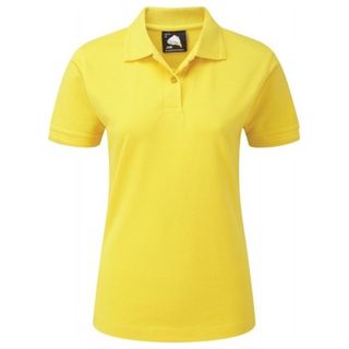 Ladies Yellow Polo Shirt