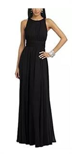 Ladies Long Black Dress