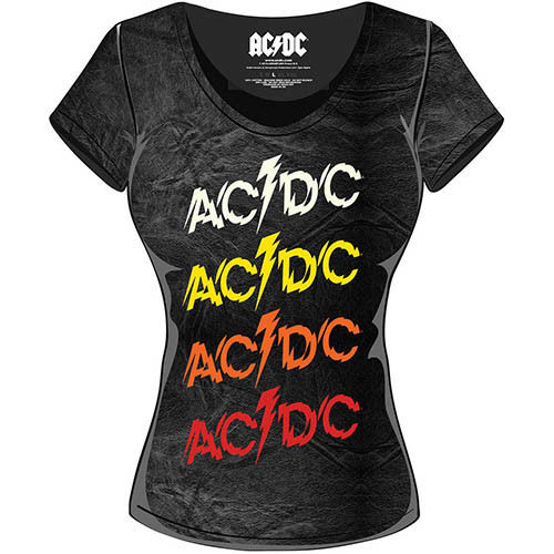 ladies acid wash t shirt