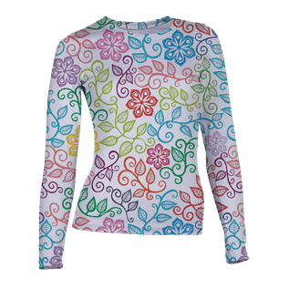 Reactive Digital Printed Tops 