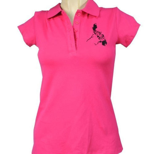 Ladies Printed Polo T-shirts