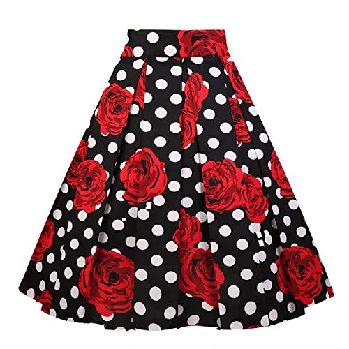 womens printed skirts