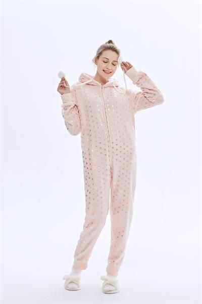 Women's Soft Flannel Jump Suit