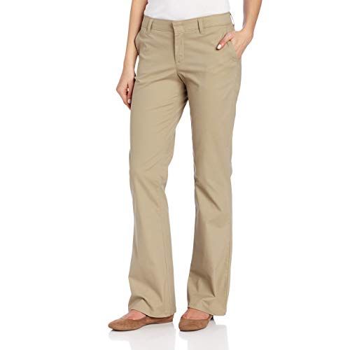 Classic Trouser With Folded Hem Side Button  Khaki  Wholesale Womens  Clothing Vendors For Boutiques