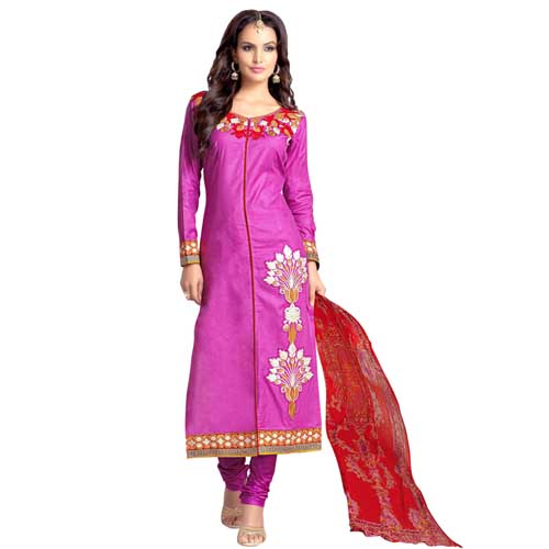 Ladies Half Stitched Suit