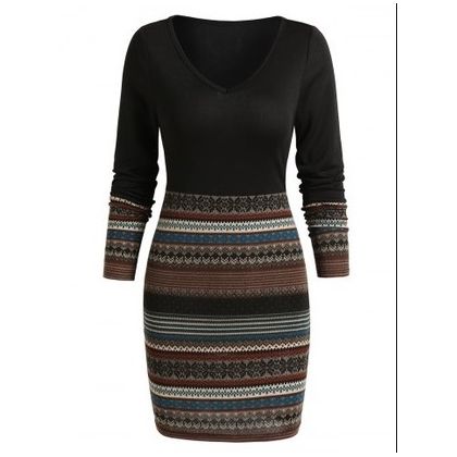 Tribal Sweater Dress