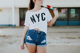 Women Crew Neck T-shirts 
