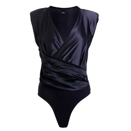 Silk Wrap Bodysuit