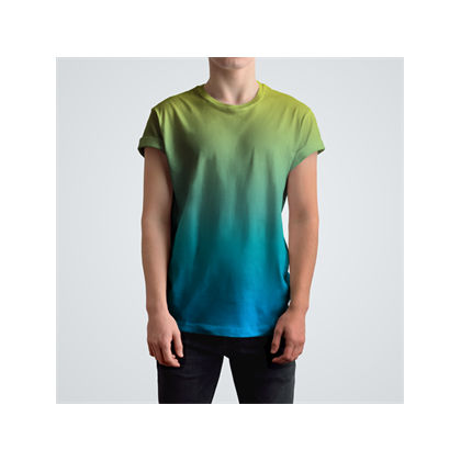 Men's Gradient Color Customized T Shirt Suppliers 20187175 - Wholesale ...